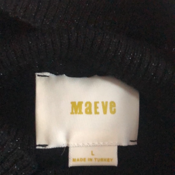 Knit pull over metallic short sleeve midi-dress from Anthropologie. - Picture 6 of 7